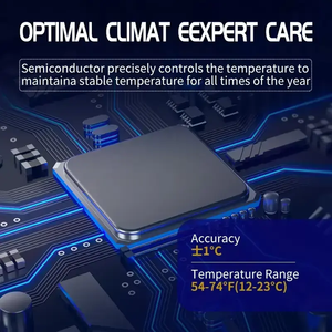 Gabinete de cigarros eléctrico Premium de 32L, regulación de humedad termostática, eliminación de olores, 150 Uds., humidificador de cigarros eléctrico de capacidad - Product Image 4
