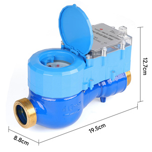 Contador de Agua Inteligente de 40mm R80 Mbus con Control Remoto Cableado, Prepago, Tipo Rotor, Conexión Roscada, Cobre Puro, para Agua Caliente y Fría - Product Image 1