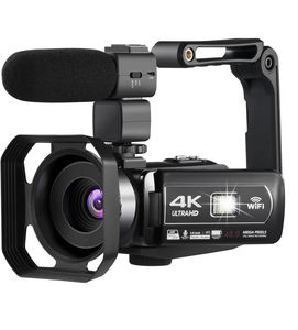Caméra vidéo <span class=keywords><strong>YouTube</strong></span> pour vlog IR Vision nocturne UHD 4K Webcam 48MP 16X caméscope numérique - Product Image 4