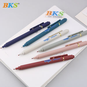 1.0毫米蓝黑色细尖中性笔高端系列书写流畅可爱塑料促销办公学习用品定制徽标 - Product Image 4