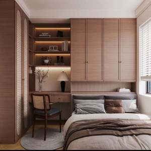 Meuble de chambre à coucher complet en bois de style chinois personnalisable, très vendu, en nouvelle taille, pour chambres modernes - Product Image 1