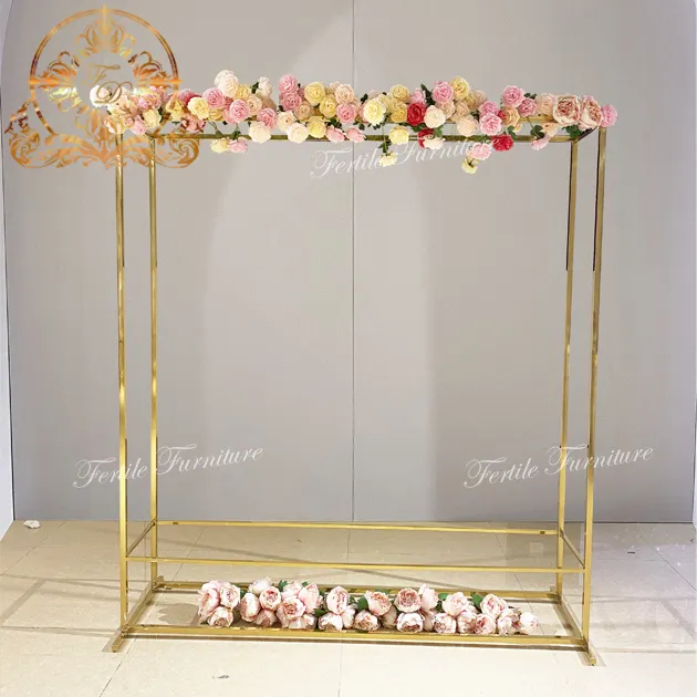 Wedding supplier customized shape stainless steel flower ballon decorative metal frame for wedding