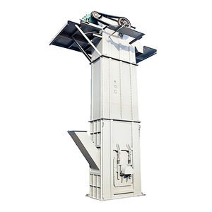 Élévateur à godets compact en acier inoxydable Convoyeur vertical léger Restaurant Haut rendement Grain Petit lot Matériel en vrac - Product Image 4