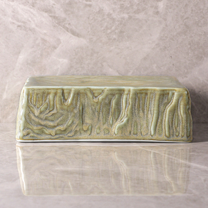 Ristorante indiano giapponese unico creatività piatto cibo Dessert piatti da Buffet roccia gialla prova piatto di Sushi rettangolare - Product Image 4