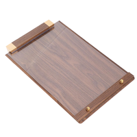 Plaque de récompense de support de cadre de certificat en bois écologique personnalisé et présentoir de trophée Technique polie