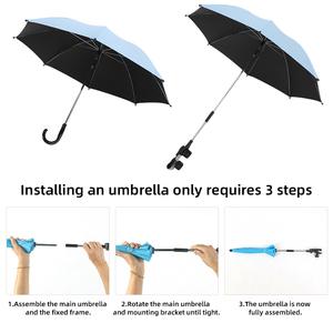 Parasol infantil con patrón <span class=keywords><strong>de</strong></span> dibujos animados personalizado, <span class=keywords><strong>protección</strong></span> <span class=keywords><strong>UV</strong></span>, <span class=keywords><strong>sombrilla</strong></span> clip-on para cochecito <span class=keywords><strong>de</strong></span> bebé - Product Image 3