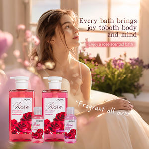 Gel de Ducha Exfoliante de Rosas, Cuidado Suave, Hidratante, Aroma Duradero, para Piel Sensible, Ideal para Viajes - Product Image 3