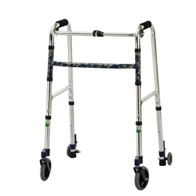 Revalidatie Walker Voor Volwassenen Orthopedische Loophulp Rollator Oude Mensen Trap Klimmen Medische Apparaat Loophulp 5 "Wielen