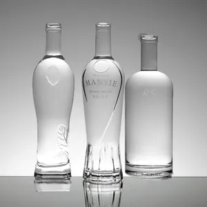 Fabriek Prijs Empty_wine_bottle Met 1 Liter Glazen Flessen Voor Whiskey_bottles Voor Liquor Pakket