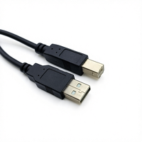 Câble d'imprimante USB 2.0 noir de haute qualité Comton 0.5m 1m 1.5m 1.8m 2m plaqué or type a mâle vers type B mâle câble USB 2.0