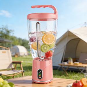 Mixeur portable sans fil 1000 ml 150 W avec batterie Li-ion, sans BPA, 6 lames, pour glace pilée, usage intensif, rechargeable USB-C, pour smoothies en voiture - Product Image 1