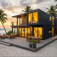 Casas Prefabricadas Modernas ANCSEM en Venta, Contenedor Desmontable, Habitación Móvil, Casa Residencial Integrada de Acero de Color