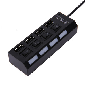 Tốc độ cao 4 cổng <span class=keywords><strong>USB</strong></span> HUB 2.0 Adapter Expander đa <span class=keywords><strong>USB</strong></span> Splitter nhiều <span class=keywords><strong>Extender</strong></span> với đèn LED chuyển đổi cho PC máy tính xách tay - Product Image 6