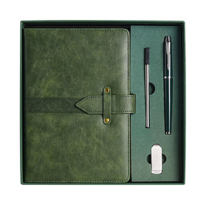 Carnet en cuir A5 LX23022, coffret cadeau d'affaires, reliure sans fil, personnalisation, gaufrage, impression, papier Daolin 80 g/m² - Product Image 3