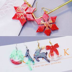 Moldes de resina epoxi de cristal para colgantes, arte de fundición de joyería DIY con suministros de silicona para manualidades, herramientas para pasteles, bolsa OPP ecológica - Product Image 4