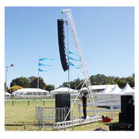 VENTA CALIENTE Pantalla LED de aluminio Spigot Truss Display para altavoces colgantes Torre de aluminio Line Array Speaker Truss