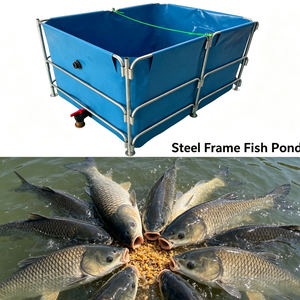 Grand <span class=keywords><strong>bassin</strong></span> à poissons pliable en PVC <span class=keywords><strong>de</strong></span> 4000 L, <span class=keywords><strong>rectangulaire</strong></span>, pour <span class=keywords><strong>jardin</strong></span>, <span class=keywords><strong>bassin</strong></span> à koïs, réservoir <span class=keywords><strong>de</strong></span> collecte pour aquaculture, vente directe d'usine - Product Image 1