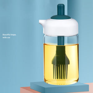 Bouteille à huile multifonctionnelle 2-en-1 CXT073 avec brosse, en verre, pour usage domestique et barbecue extérieur – Vente en gros - Product Image 5