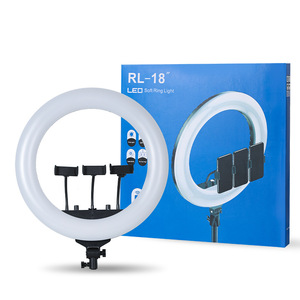 Photographie à <span class=keywords><strong>prix</strong></span> de gros-anneau lumineux professionnel portable de 18 pouces pour <span class=keywords><strong>selfie</strong></span> avec support de téléphone - Product Image 5