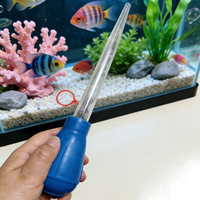 Aquarium-Reinigungszubehör: Umweltfreundliche Kunststoff-Handsauger, Wassersaugrohr, Fischbecken-Pipetten, Siphon-Beutel