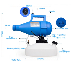 Phun Điện 4.5L <span class=keywords><strong>ULV</strong></span> Fogger Máy Đa-Mục Đích Thông Minh <span class=keywords><strong>Atomizer</strong></span> Thích Hợp Cho Trong Nhà Ngoài Trời Vườn Nhà Trường Khách Sạn - Product Image 4