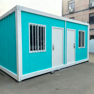 低价预制小型模块化活动房平板包装预制储物容器房 - Product Image 2