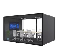 Cabine téléphonique préfabriquée de bureau d'intérieur à vendre cabine téléphonique de meubles cabine téléphonique portable de bureau de studio à doser de travail insonorisée