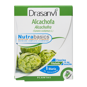 สารสกัดจากอาร์ติโช๊ค นูทราเบสิคส์ ดรานวี เกรดอาหาร 30 แคปซูล ผลิตภัณฑ์เสริมอาหาร สารสกัดสมุนไพรหลากหลายชนิด - Product Image 1