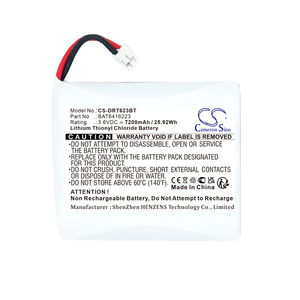 Batterie pour <span class=keywords><strong>Delta</strong></span> <span class=keywords><strong>Dore</strong></span> BP CLT 8000 Tyxal +, WILPA2369B , BAT6416223 7200mAh - Product Image 1