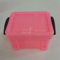 Boîte de rangement miniature en plastique couleur bonbon pour poupées elfes, idéale pour poupées BJD et jouets DIY pour enfants