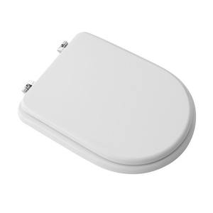 Abattant de toilettes Jumbo Tua Vase au design moderne, à fermeture douce, de forme carrée allongée, pour salle de bain domestique, en bois et plastique PP - Product Image 3