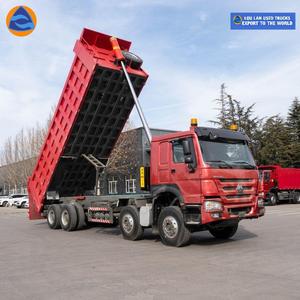 Camión Pesado SINOTRUK Howo T7 8x4 Euro 2 Diésel, 38 Toneladas, Transportador <span class=keywords><strong>de</strong></span> Contenedores, con Cámara Trasera, Volante a la Izquierda, Caja <span class=keywords><strong>de</strong></span> Cambios FAST, Usado - Product Image 4