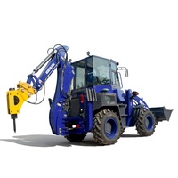 Mini rétrocaveuse 2,5 tonnes avec service de garantie longue durée