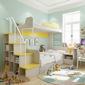 Camas <span class=keywords><strong>Literas</strong></span> Modernas de Madera para Niños, Plegables, para Apartamentos, Hoteles, Dormitorios, <span class=keywords><strong>Muebles</strong></span> Infantiles, Venta al por Mayor de <span class=keywords><strong>Fábrica</strong></span> - Product Image 2
