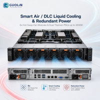 Serveur Dell PowerEdge R7725 2U à configuration personnalisée, double processeur AMD EPYC 9005 CTO, serveur de stockage à mémoire flexible