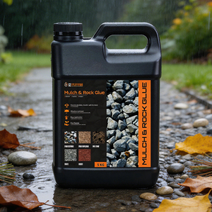 Colle pour paillis en polyuréthane sans COV, résistante à la pluie, non toxique, <span class=keywords><strong>fixation</strong></span> sécurisée, copeaux de <span class=keywords><strong>bois</strong></span> de jardin, longue durée, travail du <span class=keywords><strong>bois</strong></span> facile - Product Image 1