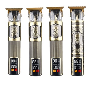 Tondeuse à cheveux électrique T9, corps métallique, chargement USB, design rétro, moteur sans balais 7000-9000 tr/min, pour hommes - Product Image 4