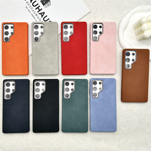 Funda Magnética Clásica Delgada de Cuero PU con Llaves Metálicas Naranjas y Marco para Lente para <span class=keywords><strong>Samsung</strong></span> S26 Ultra S25 FE A07 A17 A06 A26 A57 - Product Image 2