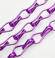 Rideau en maille tissée en acier inoxydable anodisé coloré, ultra-léger, pliable, décoratif, pour suspension, découpe et pliage de métal