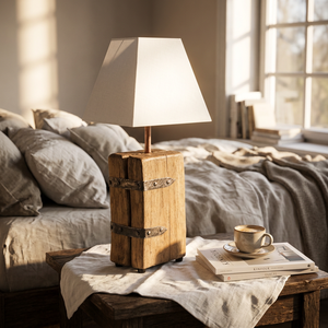 New Customized Wooden Table Lamp Manufacturer and Exporter with Minimalist Design LED 4100K Neutral White for Living Room - Product Image 2