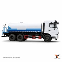 Camion arroseur chinois robuste 8x4 de 20 000 L pour la suppression de la poussière routière et le nettoyage des rues, idéal pour les chantiers et l'usage municipal