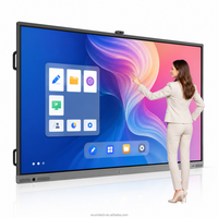 Tableaux interactifs numériques intelligents à écran plat tactile 4K LCD de 55, 65, 75, 85, 86, 98 et 110 pouces pour l'enseignement scolaire