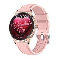Nuevo Diseño HK38 Reloj Inteligente para Mujer con NFC, Monitor de Frecuencia Cardíaca, Pantalla AMOLED de 1.19'', Reloj Deportivo Inteligente para Mujer