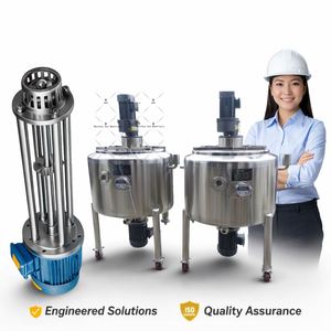 Tanque Emulsionador de Alto Cizallamiento para Salsas y Condimentos con Mezclador de Grasas Lubricantes, Calentamiento y Procesamiento al Vacío - Product Image 6