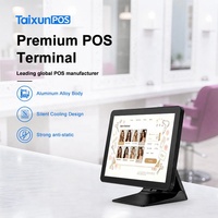 Sistema POS Todo en Uno de 15 Pulgadas, Totalmente Cerrado, Resistente al Polvo y al Agua, Éxito de Ventas Mundial, para Supermercados