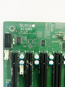 ซูเปอร์ไมโคร X10DRX เมนบอร์ดเซิร์ฟเวอร์ X99 ซ็อกเก็ตคู่ 11 PCIe X8 สล็อตการ์ดเครือข่ายกิกะบิตคู่รองรับโปรเซสเซอร์ E5-2600v3v4 - Product Image 3