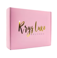 Boîtes d'expédition roses avec logo personnalisé pour petites entreprises Petites boîtes en carton ondulé pour emballage Boîtes cadeaux