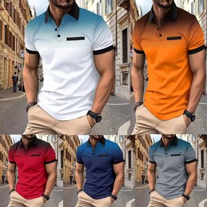 Camisas Polo Casuales de Negocios para Hombre, Sin Plancha, de Tela Suave, Ropa de Trabajo Profesional, para Golf, Tenis, Manga Corta - Product Image 4