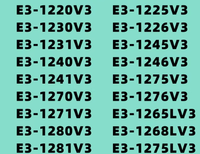 Prosesor Desktop Bekas CPU E3 1220v3 1230v3 1231v3 1225v5 1245v3 1246v3 1271v3 1280v3 LGA 1150