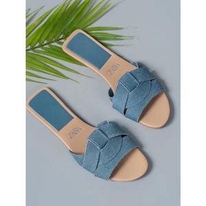 Nuovi <span class=keywords><strong>Sandali</strong></span> di Design con Tacco Basso Ciabatte Comode Scarpe <span class=keywords><strong>Sexy</strong></span> Peep Toe di Lusso da Esterno e Spiaggia Traspiranti da Donna - Product Image 3